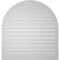 Ekena Millwork Round Top Surface Mount PVC Gable Vent: Functional, w/ 2"W x 2"P Brickmould Sill Frame, 40"W x 42"H GVPRT40X4203SF - alternate 4